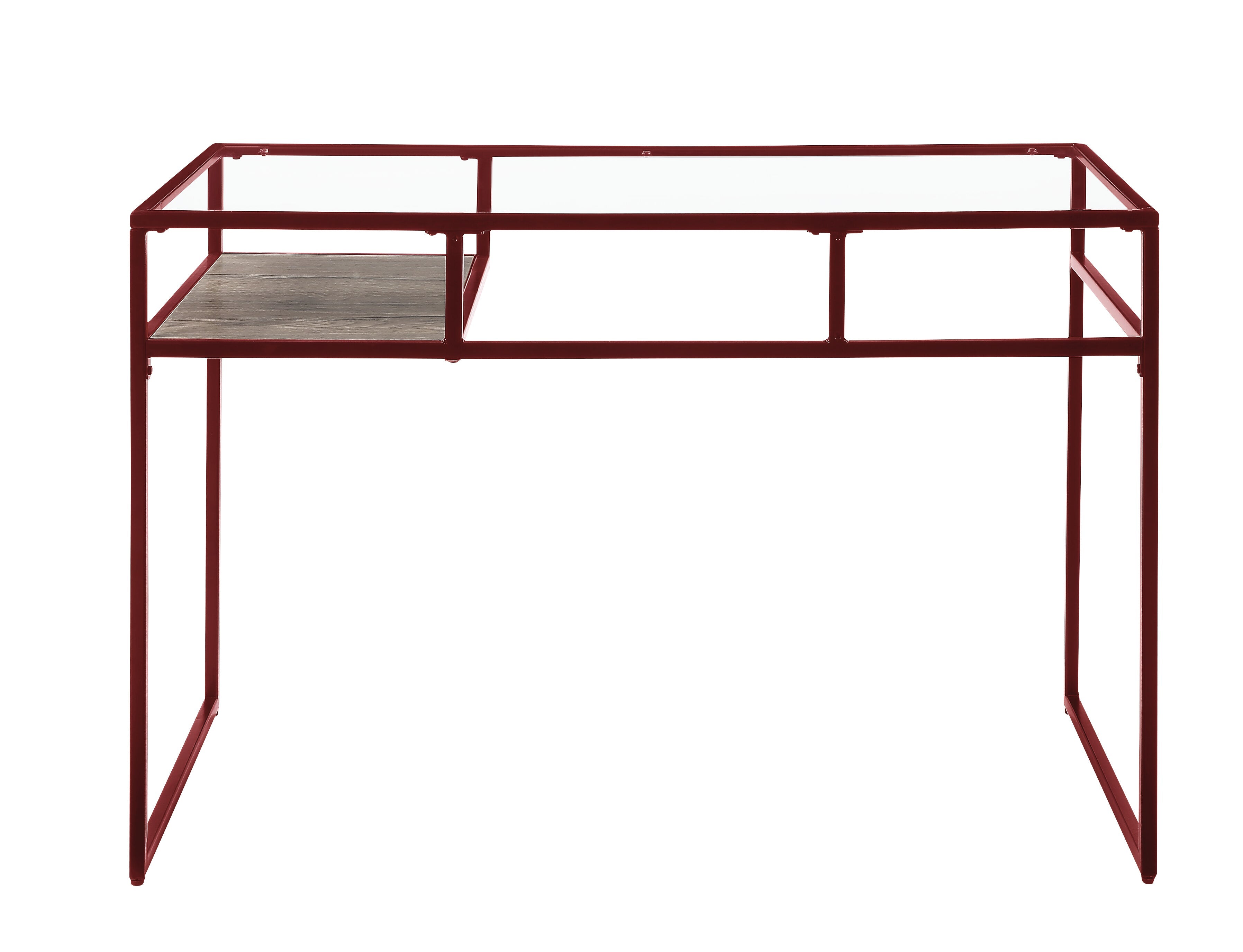 Yasin Glass Top Desk