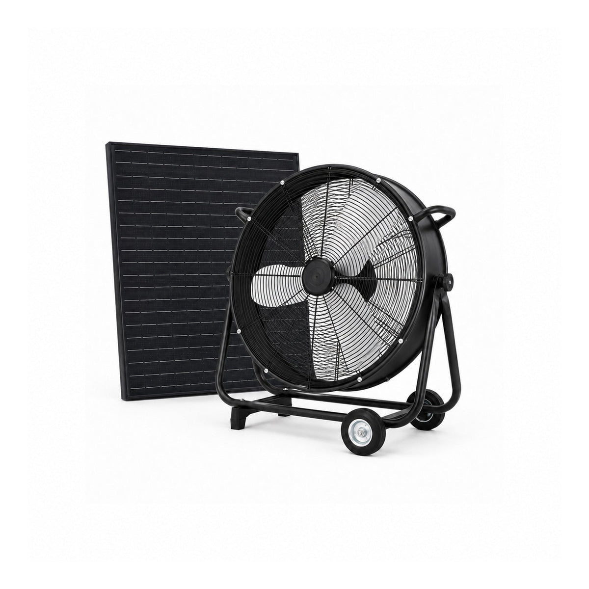 24 Inch Solar Floor-Standing Fan