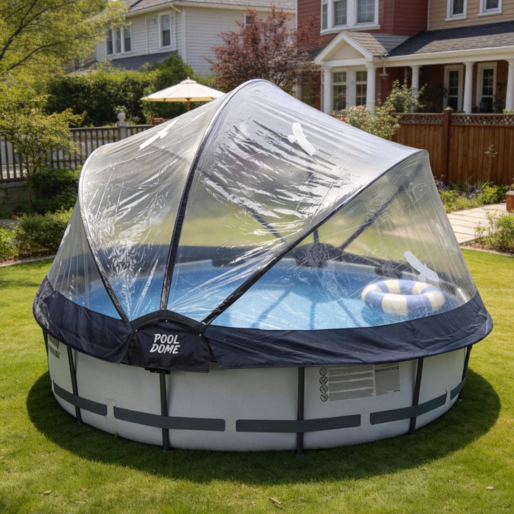 15 FT Round Multifunctional All Weather Cover Pool Dome Enclosure
