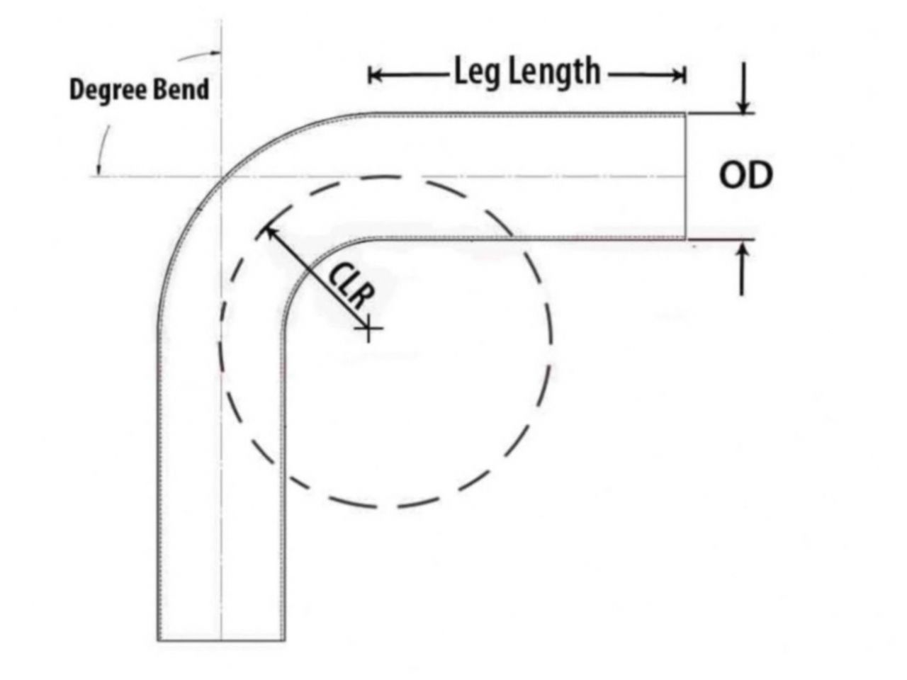 HPS Performance Products HPS 2" OD 20 Degree Bend 6061 Aluminum Elbow Pipe Tubing 16 Gauge w/ 3 1/8" CLR