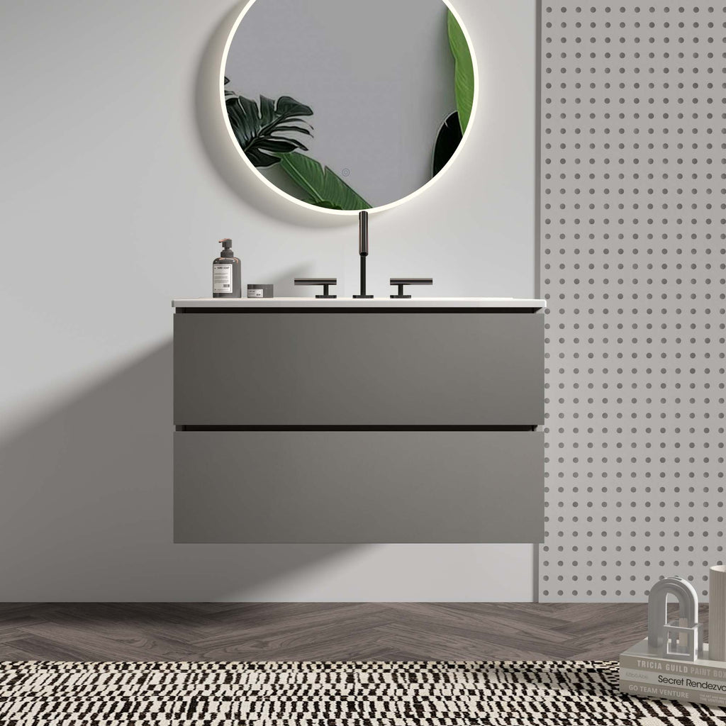 TIA 30" Wall Mount Space Bathroom Vanity
