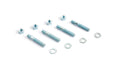 Cometic Gasket Cometic Carburetor Studs 2in Zinc Plated - Set of 4 With Washers and Nuts CF1001