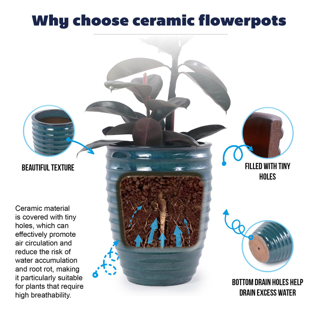 Handmade Deep Garden Pot
