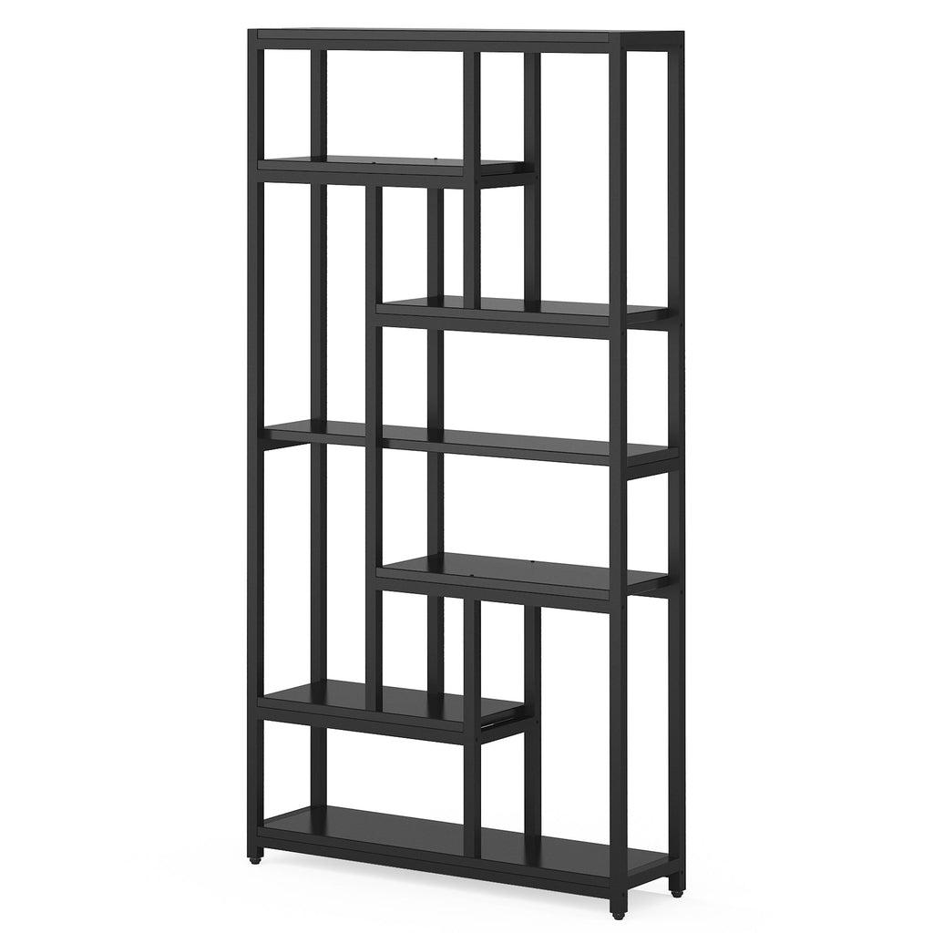 78.7" Extra Tall 7-Tier Industrial Bookcase