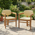 Outdoor Woven Rattan Chair Set