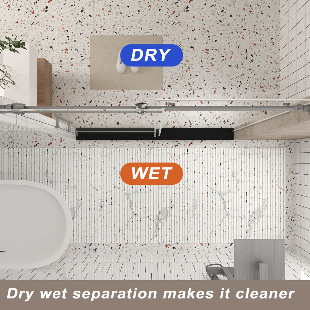 Frameless Shower Door 56-60"W x 76"H