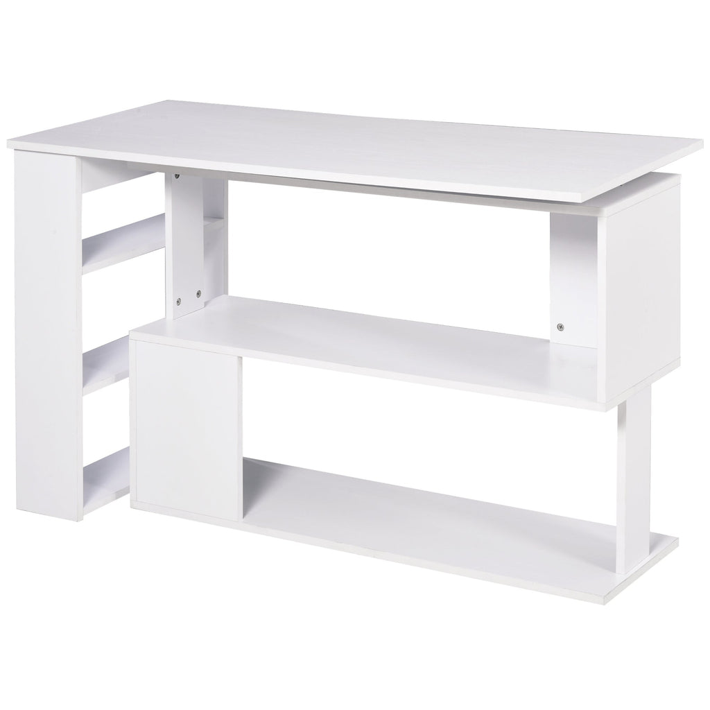 Writing Table Workstation - L Shaped Corner Computer Desk