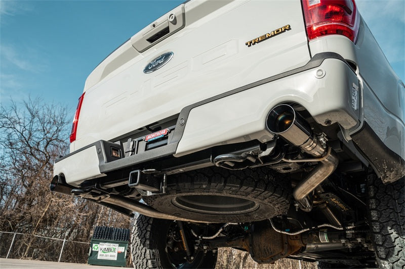 CORSA Performance Corsa 2021-2023 Ford F-150 SuperCrew/5.5ft Bed 3.5L V6 Sport Cat-Back Dual Rear Exit-Black PVD 21185BLK