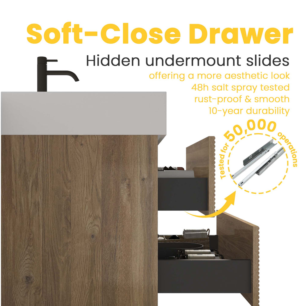 Grace 30'' Rough Bathroom Vanity