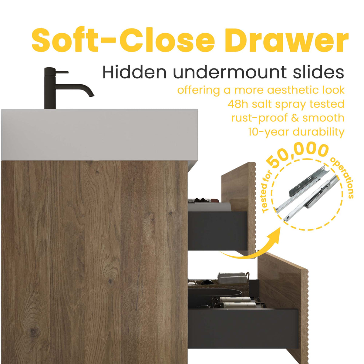 Grace 30'' Rough Bathroom Vanity