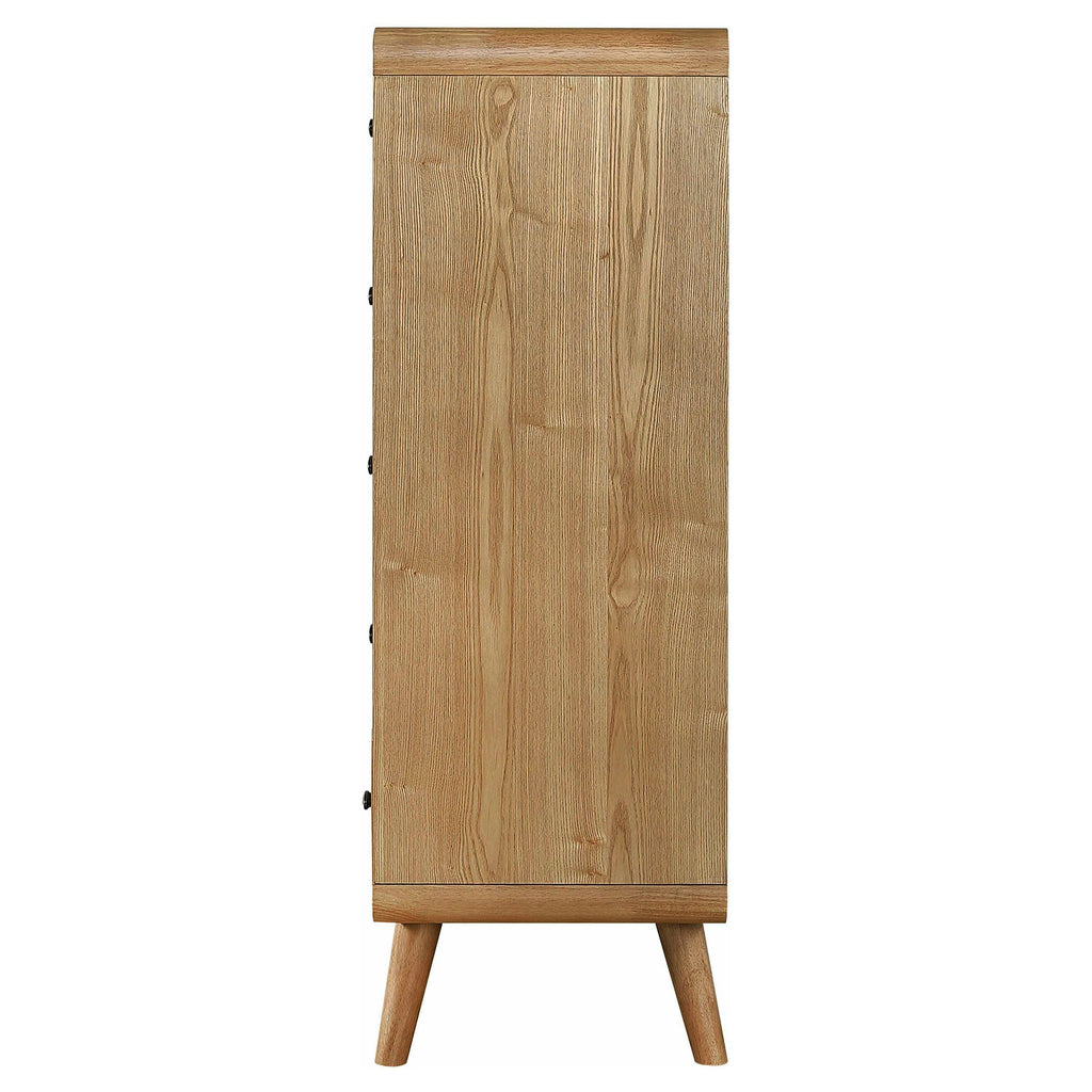 Winston Light Ash 5-Drawer Bedroom Chest of Drawers