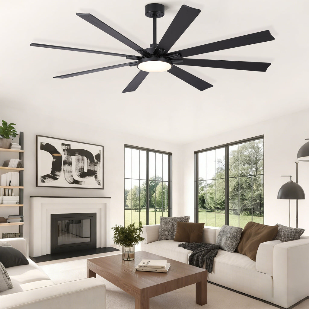 72 Inch Modern Minimalism Ceiling Fan