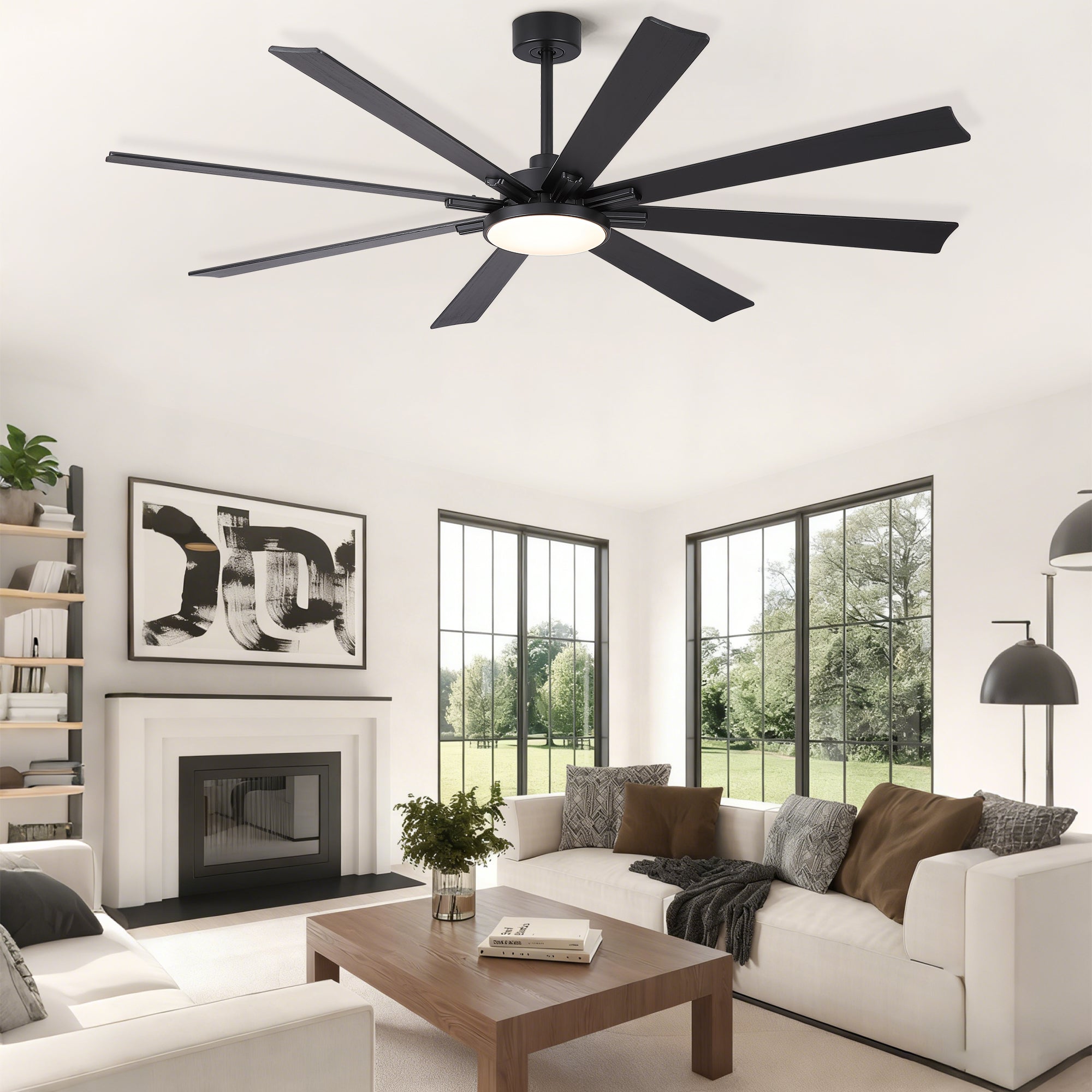 72 Inch Modern Minimalism Ceiling Fan