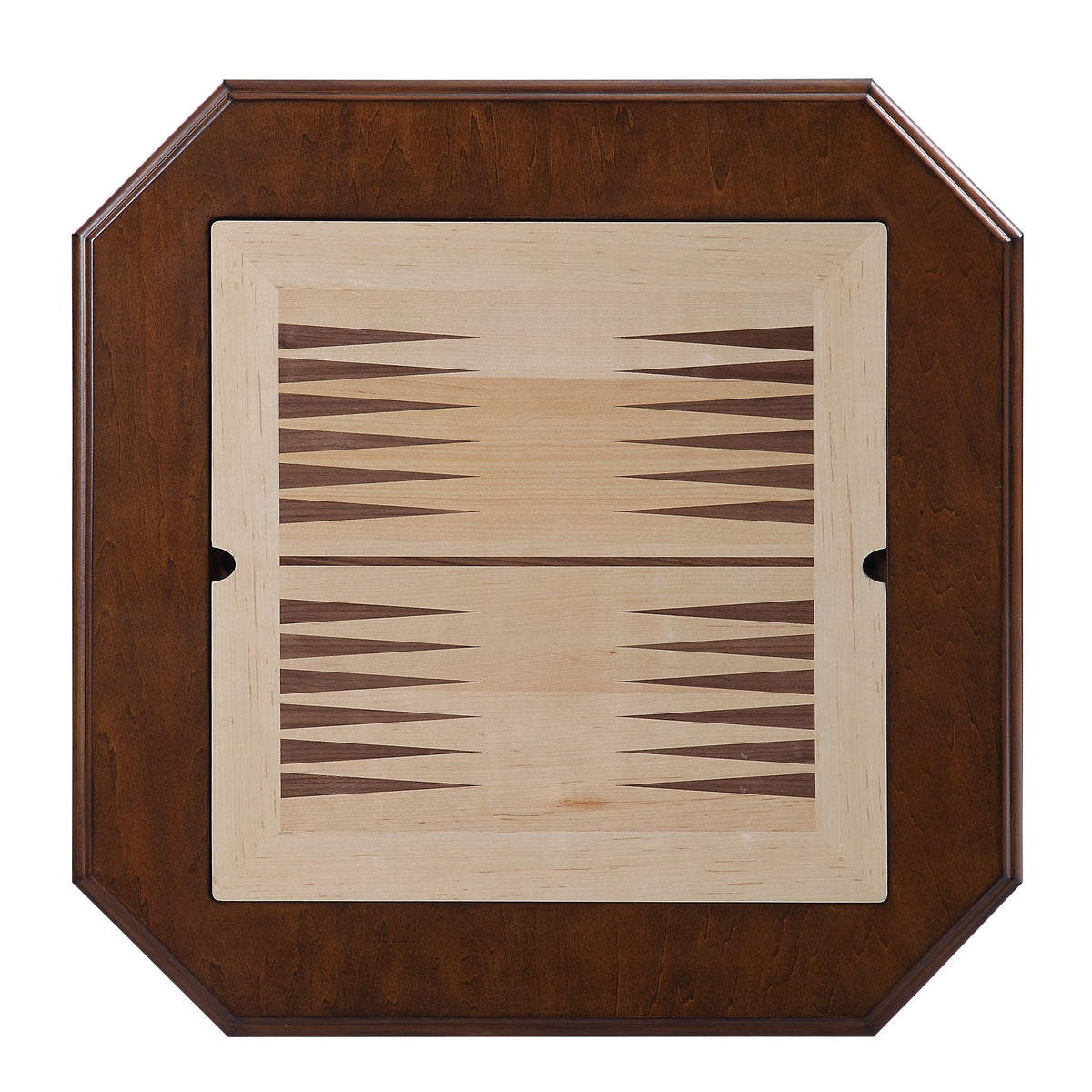 Bishop II Cherry Finish Reversible Chess Checker Game Table