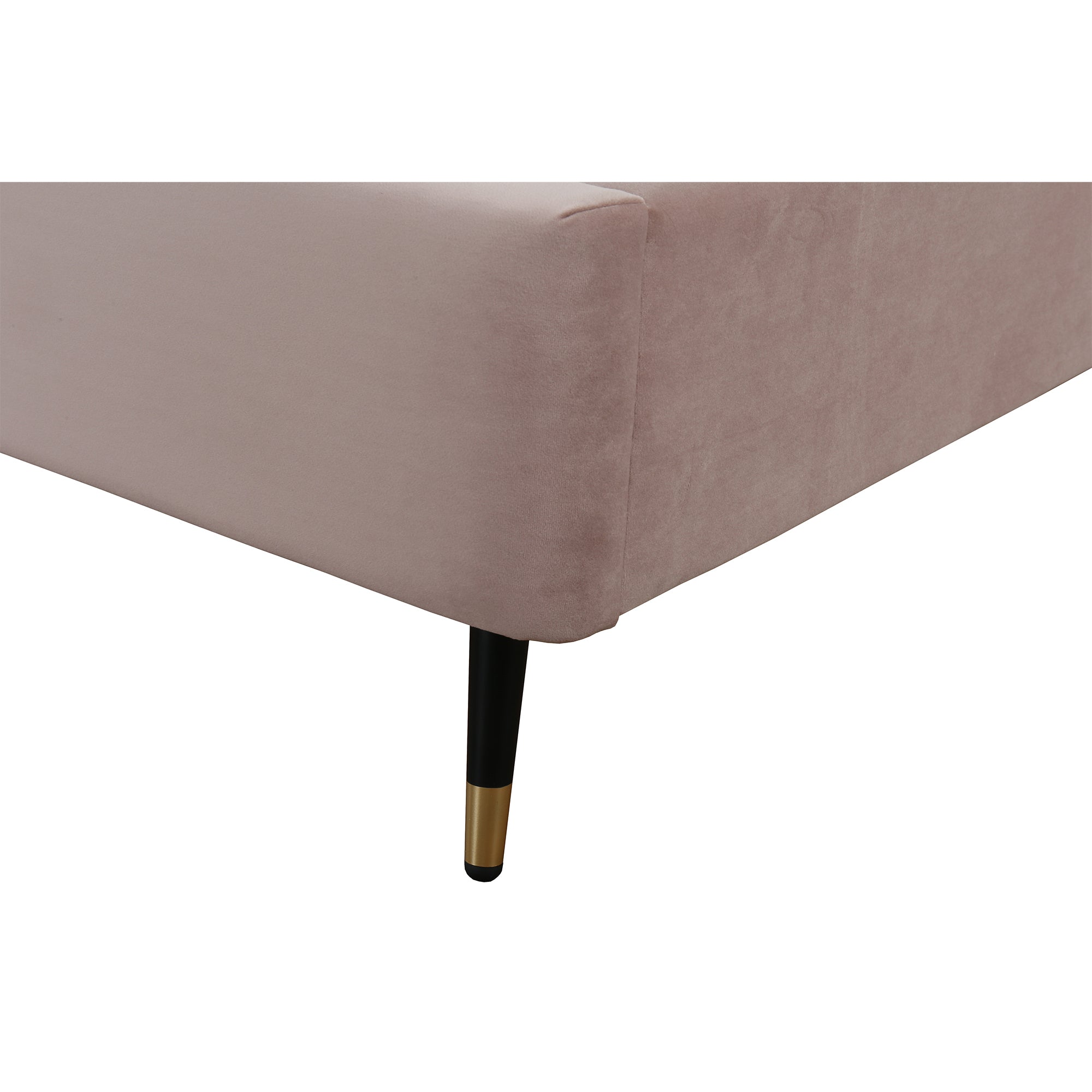 Crosby Upholstered Velvet Twin Bed