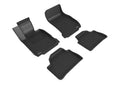 3D MAXpider 12-19 BMW 1 Series Kagu Floor Mat- Black R1 R2 L1BM03601509