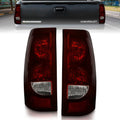 ANZO 2003-2006 Chevrolet Silverado 1500 Taillights Taillights Dark Red/Clear Lens (OE Style) (Pair) 211184