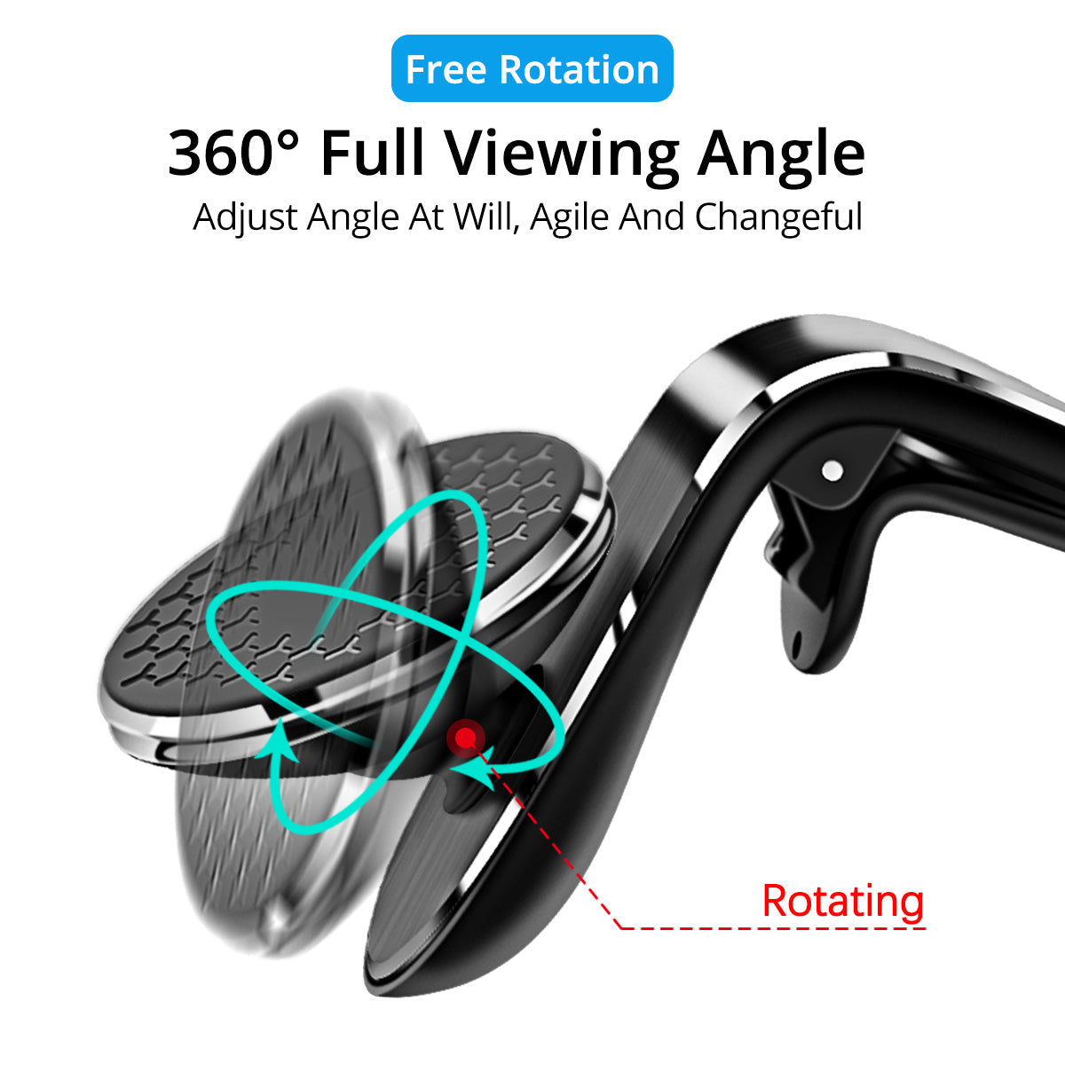 Magnetic Car Phone Holder Air Vent Magnet Mount Smartphone Phone Holder Car Rotation Bracket