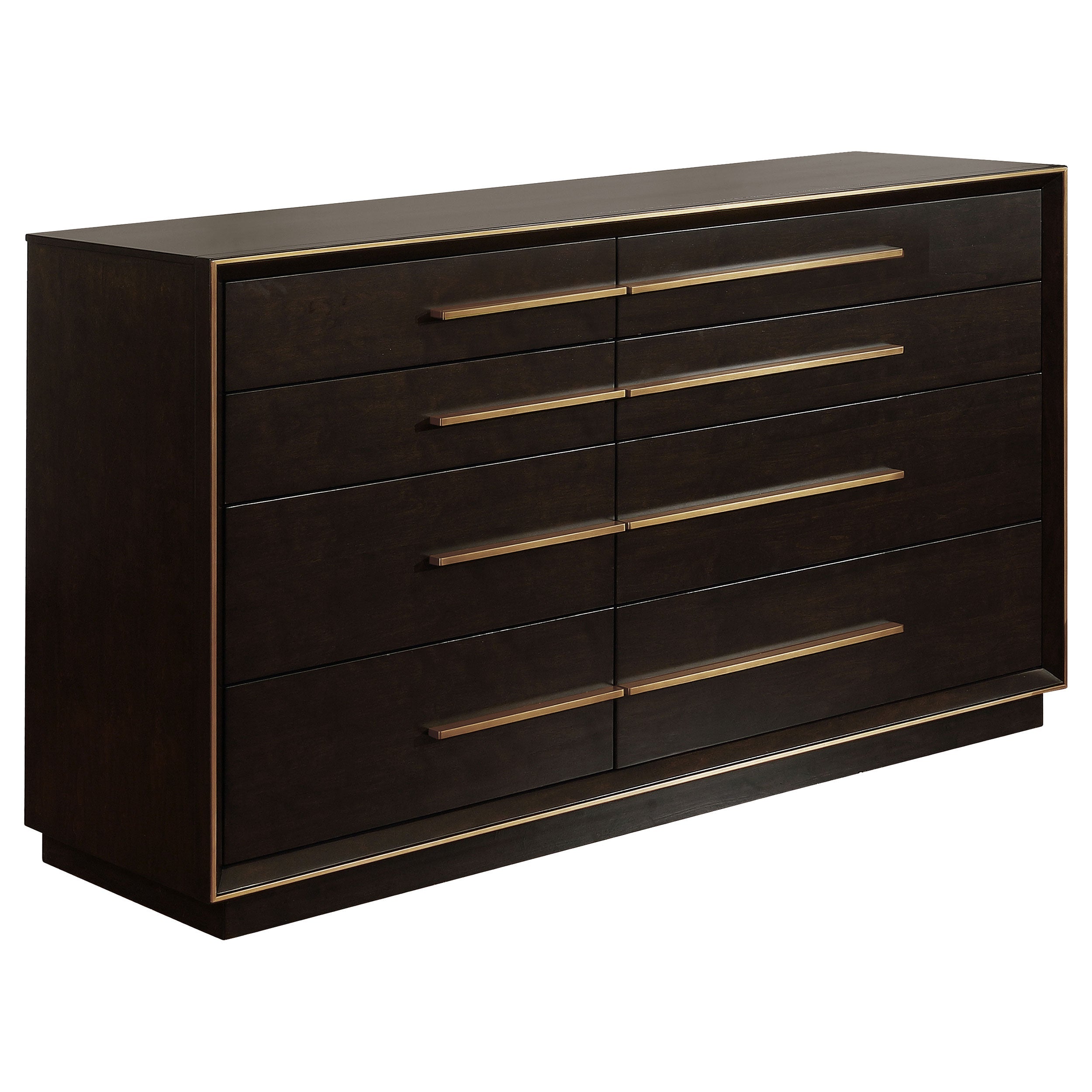 Prescott Smoked Peppercorn 8-Drawer Dresser