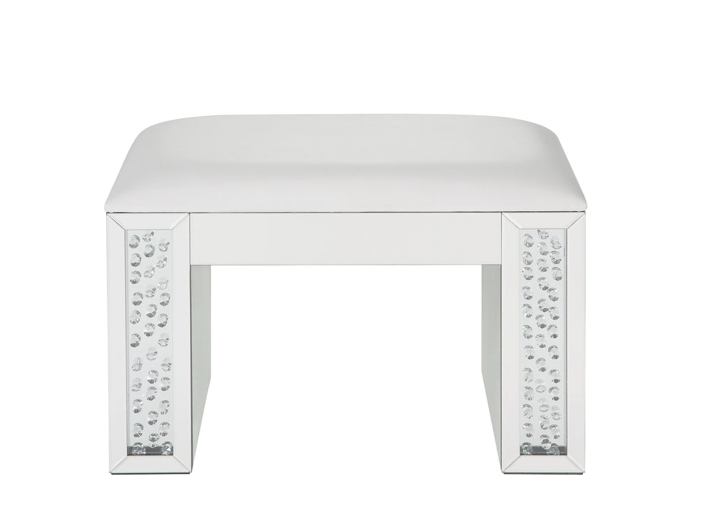 Nysa Rectangular Armless Stool