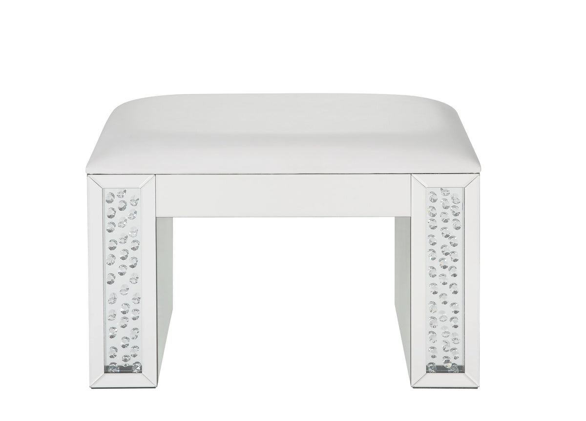 Nysa Rectangular Armless Stool