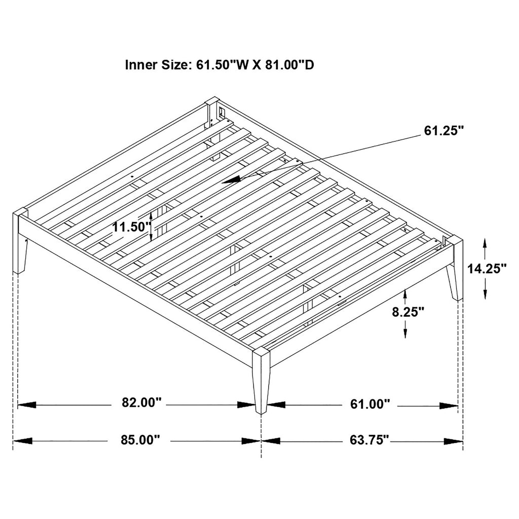 Ridgeview Dark Cocoa Queen Storage Panel Bed