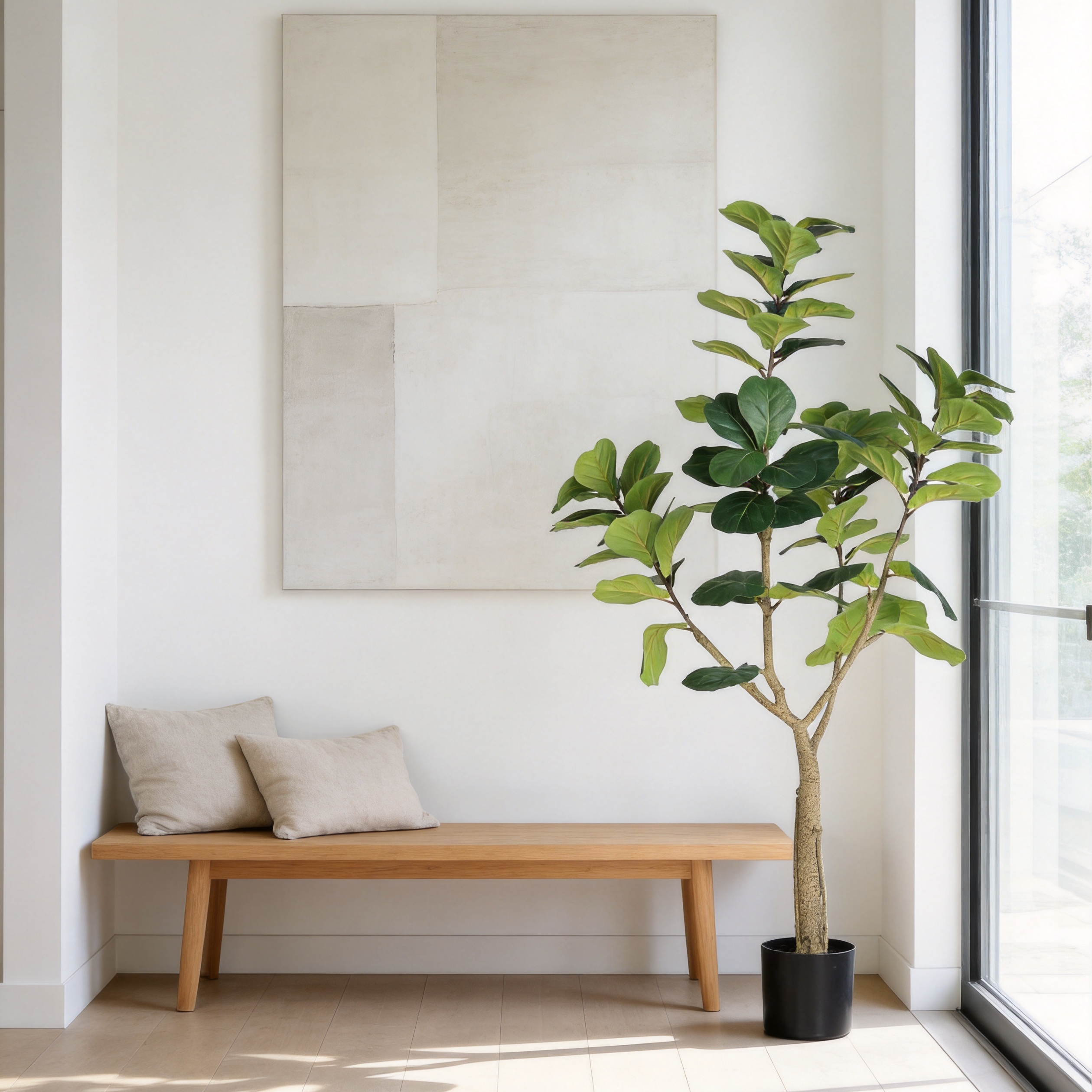 6FT Artificial Fiddle Leaf Fig Tree