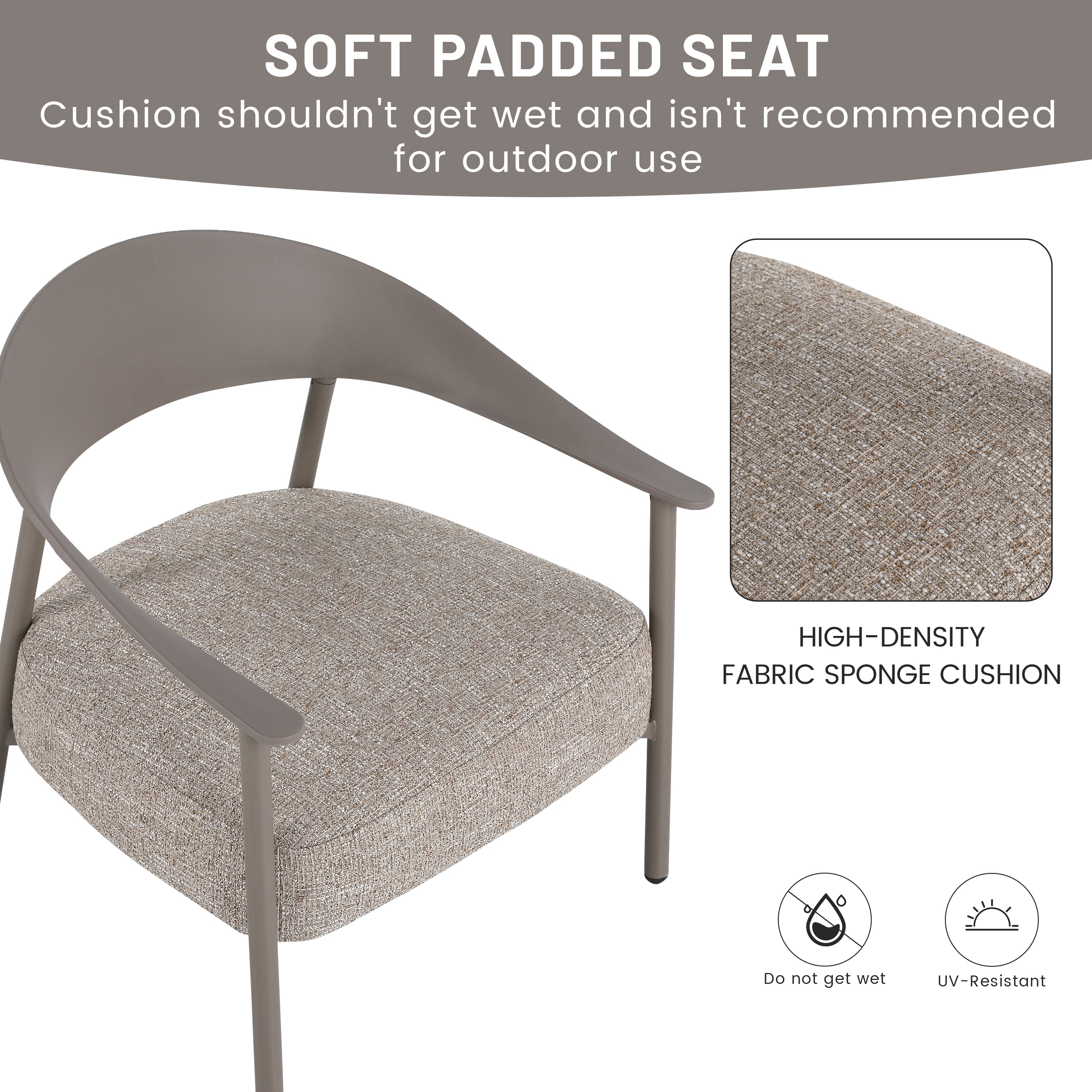 Summer Modern 2-Piece Accent Chair Set with Coffee Table