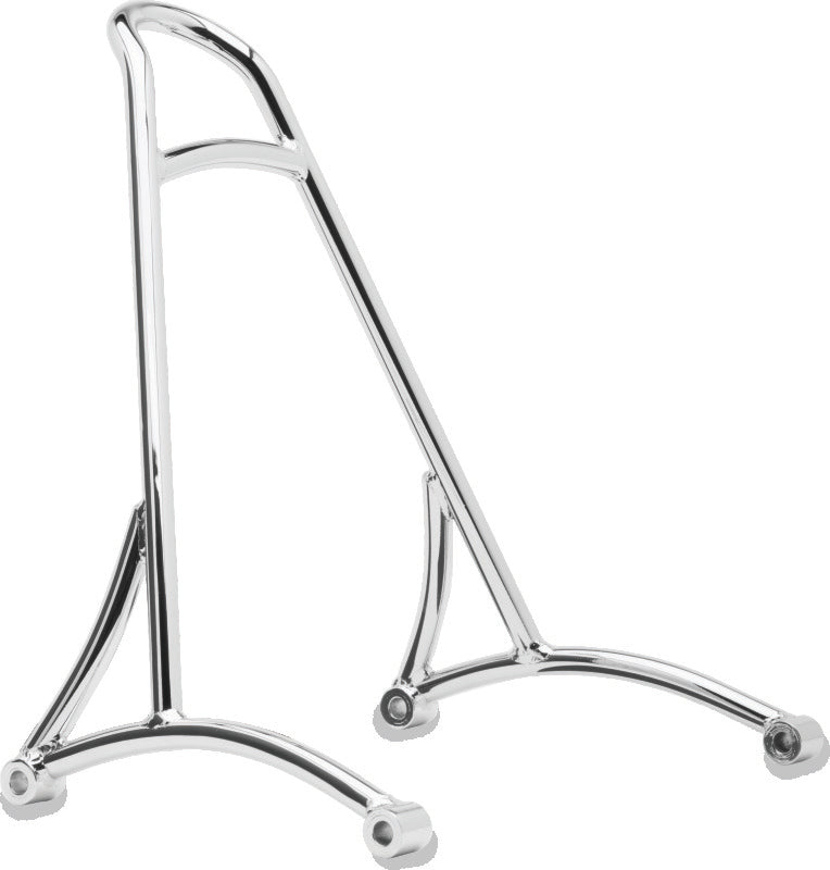 Burly Brand Short Sissy Bar 13in - Chrome B13-1500C