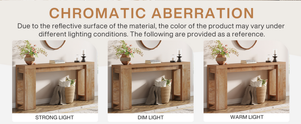 70.9" Extra Long Farmhouse Console Table