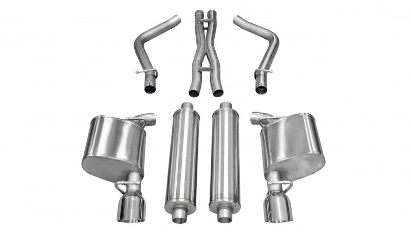 Corsa 11-13 Chrysler 300 R/T 5.7L V8 Polished Sport Cat-Back Exhaust 14535