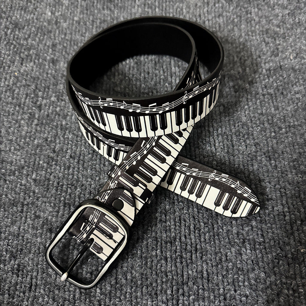 Unisex Versatile Music-style Pin-buckle Leather Belt