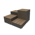 36 Pcs Interlocking Deck Tiles - Outdoor Waterproof Flooring