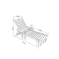 Lounge Chair Outdoor with Wood Texture