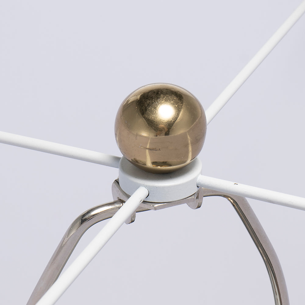 D18x31" Round Aluminum Sheet Table Lamp