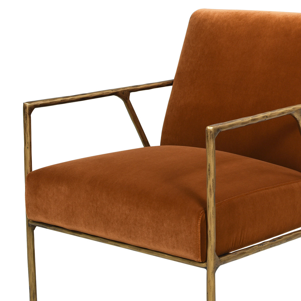 Aerin 24.5" Hammered Accent Chair