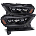 AlphaRex 19-21 Ford Ranger NOVA LED Proj Headlight Plnk Style Alpha Blk w/Activ Light/Seq Signal/DRL 880123 *Discontinued