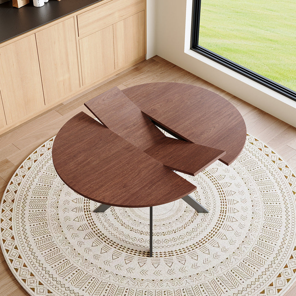 Extendable Round Dining Table (43" to 54")