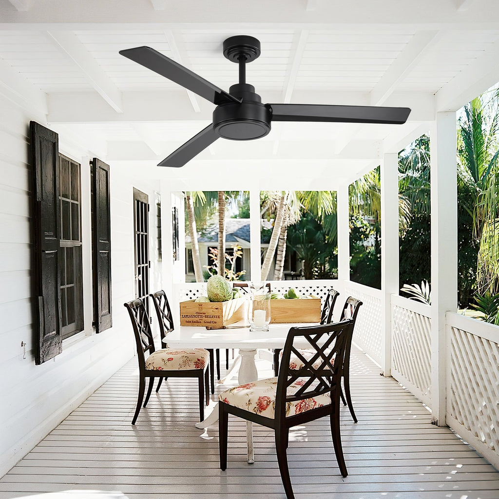 52" Outdoor Ceiling Fan Without Light - 3 ABS Blades