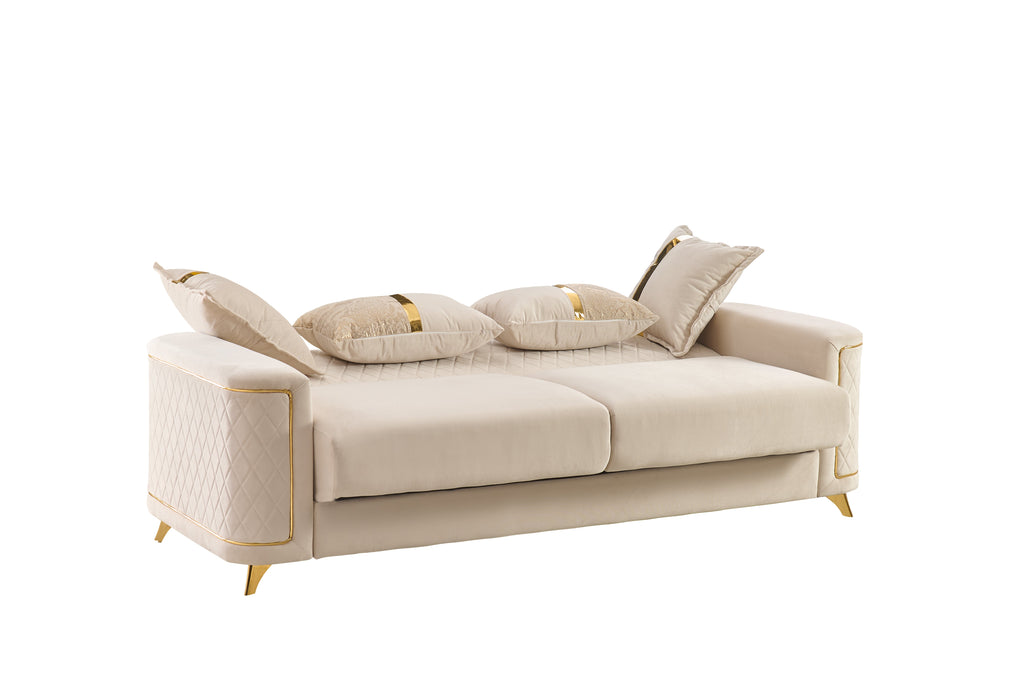 Lisa Modern Sofa in Copper