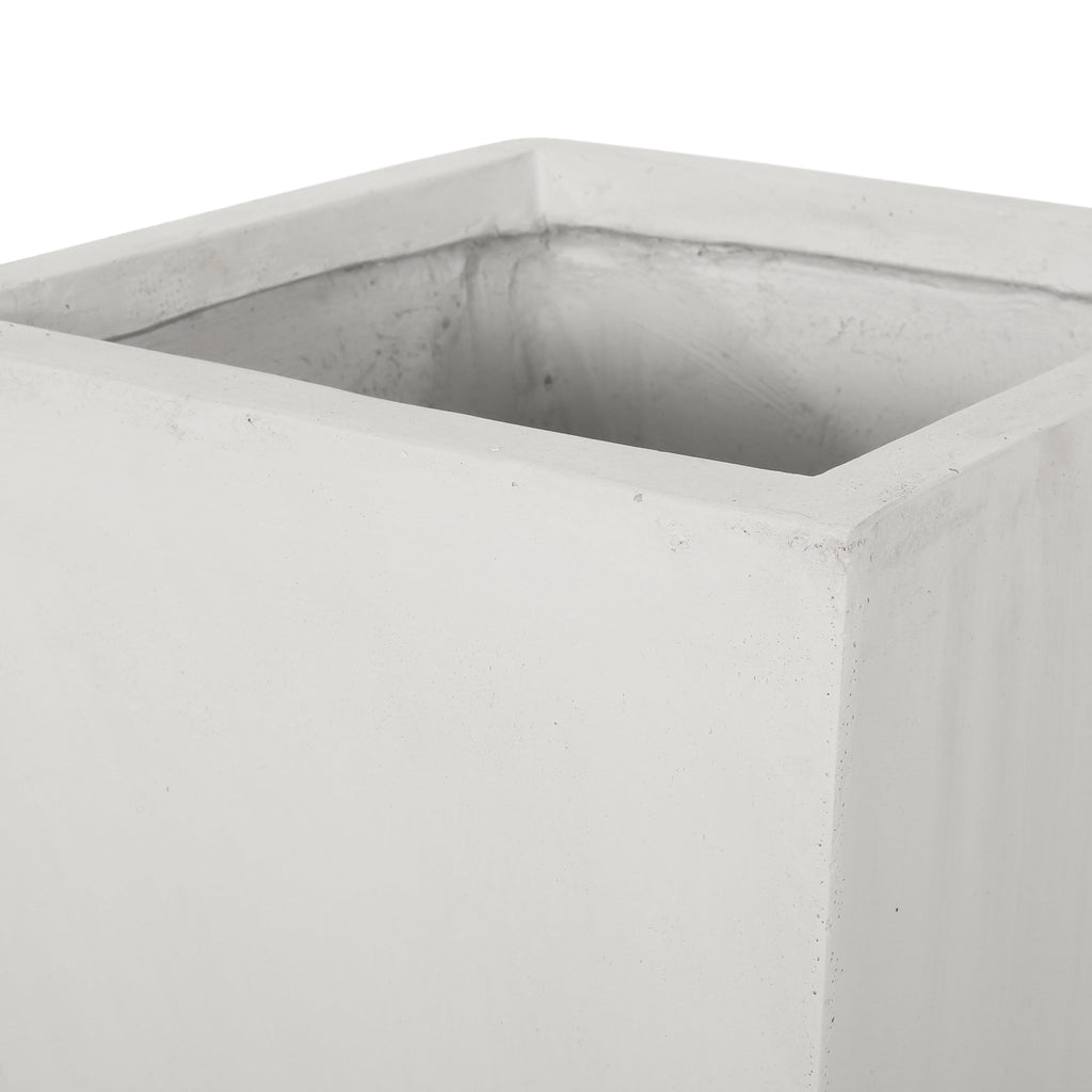 Outdoor Modern MGO Cast Stone Planter
