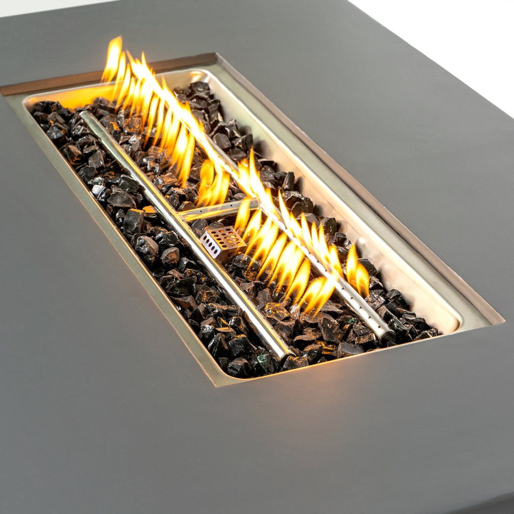 Concrete Propane/Natural Gas Fire Pit Table