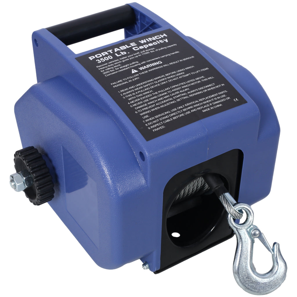 12V 3500lbs Trailer Winch