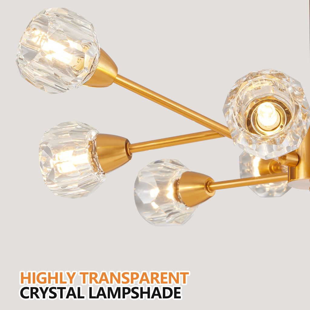 28" Modern Crystal Chandeliers