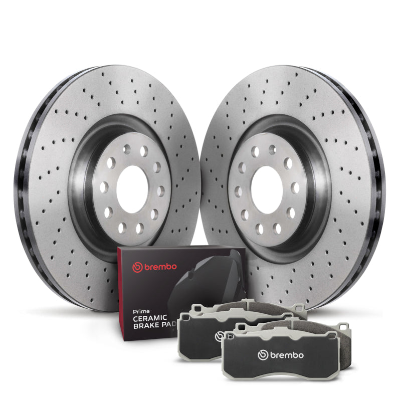 Brembo OE 97-98 BMW 528i Front Disc Brake Kit KTX0168