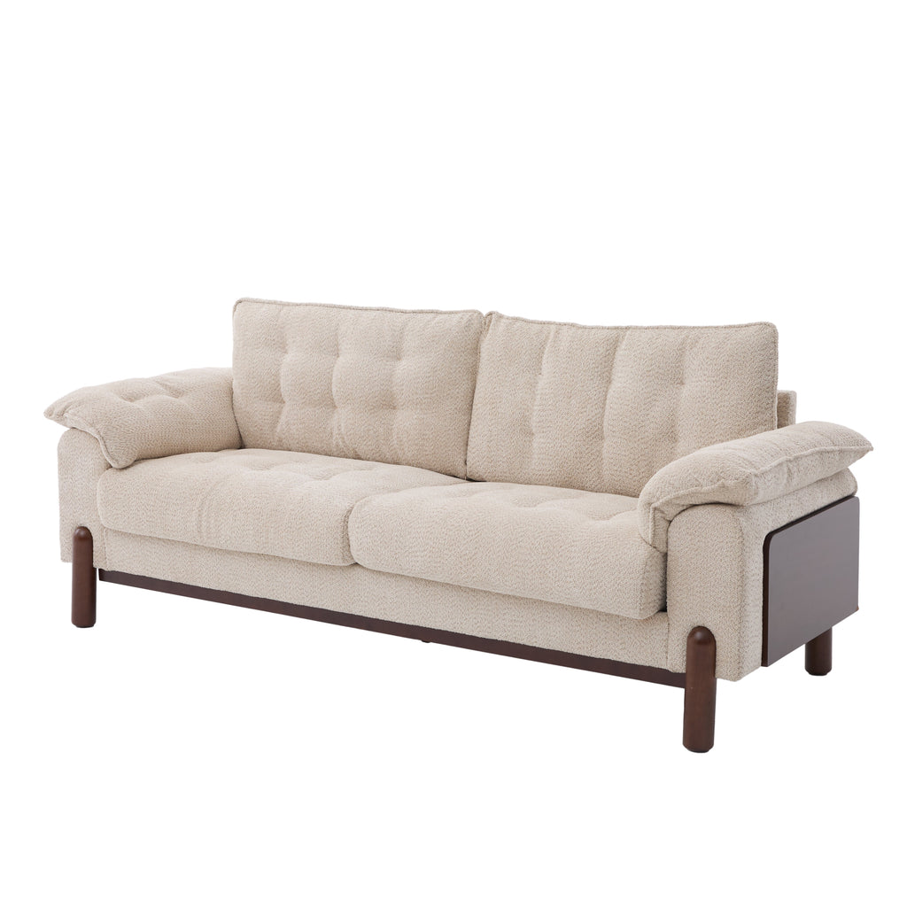 83.5 In. 3 Seater Modern Boucle Upholstered Sofa