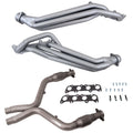 BBK 11-14 Ford Mustang GT 5.0 1-7/8in Long Tube Headers w/High Flow Catted X-Pipe (Ti Ceramic) 18561