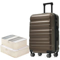 Hardshell ABS Luggage Set - 24-Inch Checked Suitcase