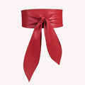 Amazon Cross-border Women's Wide Waist Cover Soft All-match Elegant Bow Ribbon Super Long In Stock Tie Belt