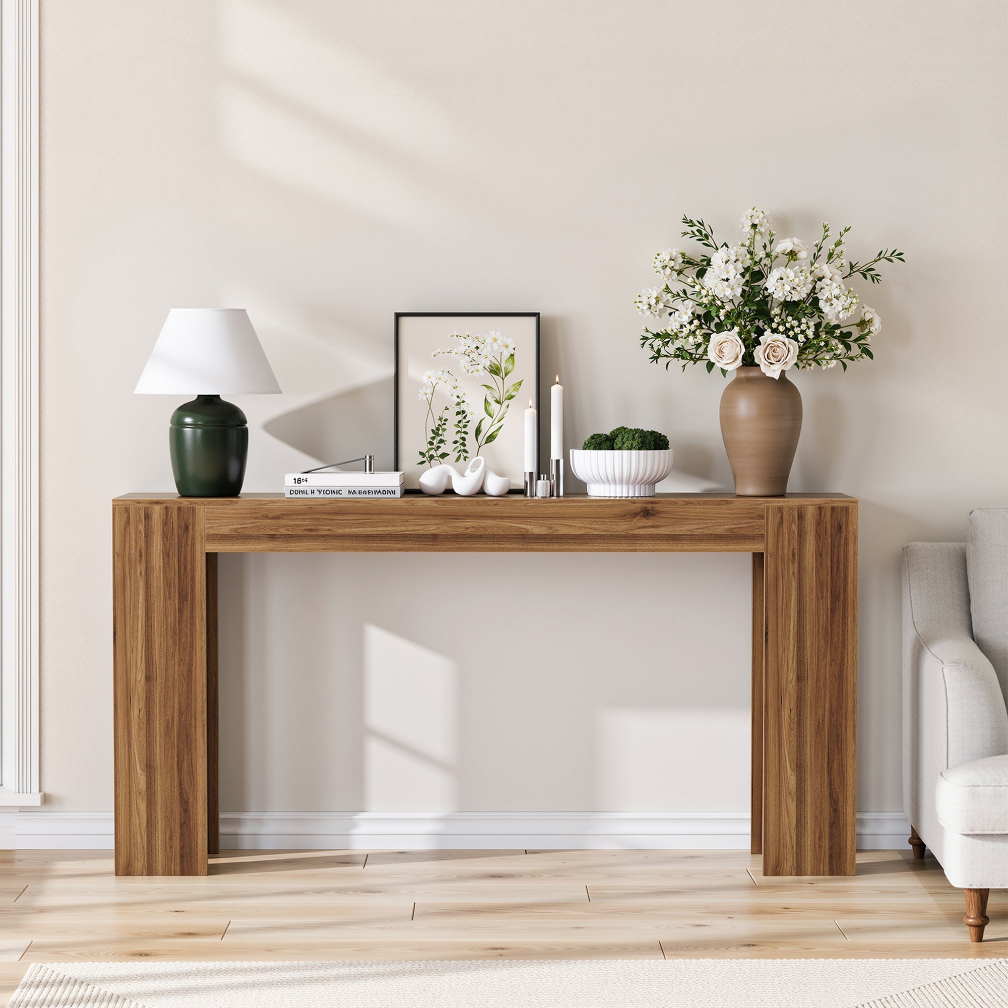 62.99-Inch Extra-Long Entryway Table